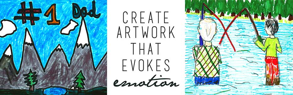 Create artwork that evokes emotion